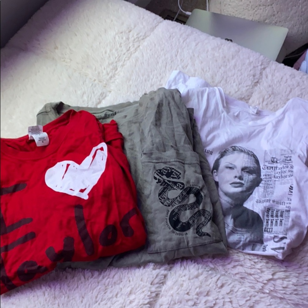 Taylor swift tees   NOT REAL PRICE